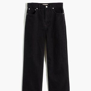 Madewell Slim Wide-Leg Jeans in Lunar Wash Sz 28